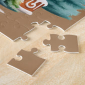 Cute Merry kerst Gingerbrood House Legpuzzel (Zijkant)
