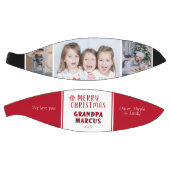 Cute Merry kerst Grandpa 3 Photo Collage Basketbal (Panelen)