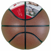 Cute Merry kerst Grandpa 3 Photo Collage Basketbal (Rechts)