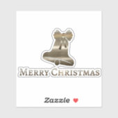 Cute Merry kerst Sticker (Vel)