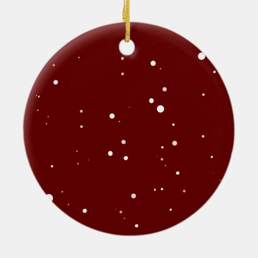 Cute Merry kerstanananapple Tree Keramisch Ornament (Achterkant)