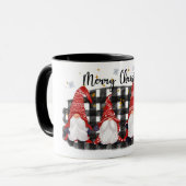 Cute Merry Kerstgnomen Mok (Voorkant links)