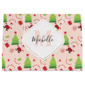 Cute Merry Kerstkerstkerstkerstkerstkerstkerstkers Groot Cadeauzakje (Voorkant)