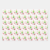 Cute Merry Kerstkerstkerstkerstkerstkerstkerstkers Inpakpapier Vel (Voorkant)