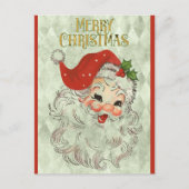 Cute Merry kerstkerstkerstkerstkerstman Briefkaart (Voorkant)