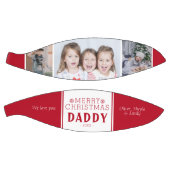 Cute Merry Kerstpap 3 Foto Collage Basketbal (Panelen)