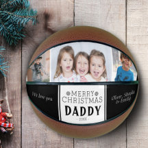 Cute Merry Kerstpap Black 3 Foto Collage