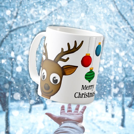 Cute Merry-kerstrenrendiertje Koffiemok