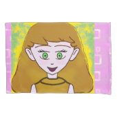 Cute Merry Pink pillowcase Kussensloop (Voorkant)