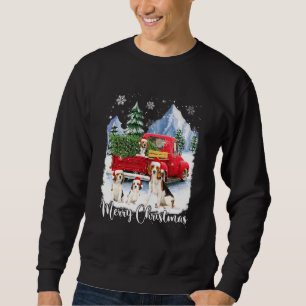 Cute Merry Santa Beagle Dog Red Truck Xm Trui