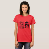 Cute Messy Bun Ma T-Shirt (Voorkant volledig)