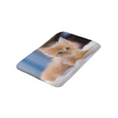 Cute met blauwe ogen badmat (Gekanteld)