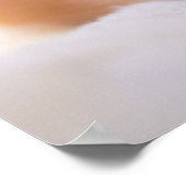 Cute met blauwe ogen poster (Hoek)