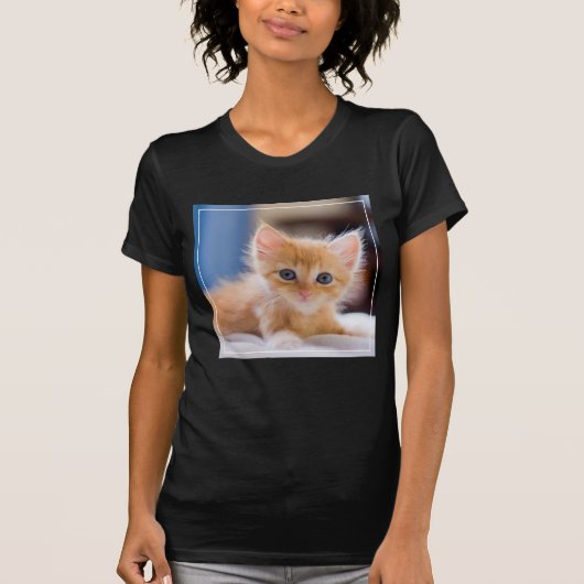 Cute met blauwe ogen t-shirt (Voorkant)