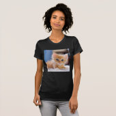 Cute met blauwe ogen t-shirt (Voorkant volledig)
