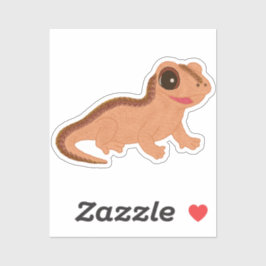 Cute met de hand getekende reptielkunst sticker