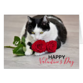 Cute met rode roos (Voorkant Horizontaal)