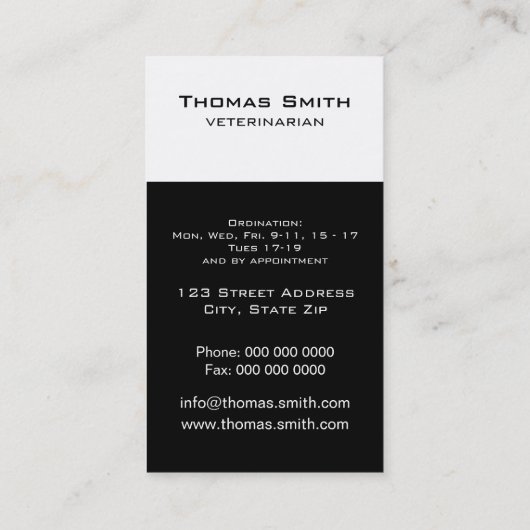 Cute met rode roos visitekaartje (Achterkant)