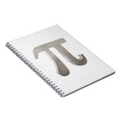 Cute metal pi character notitieboek (Rechterzijde)