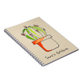 Cute Mexicaanse cactus-woestijnkunst Notitieboek (Rechterzijde)