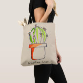 Cute Mexicaanse cactus-woestijnkunst Tote Bag (Dichtbij)