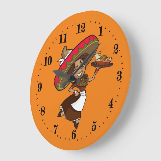 Cute Mexicaanse decor Grote Klok (Hoek)