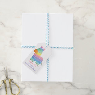 Cute Mexicaanse Piñata Kinderen Verjaardagsfeest C Cadeaulabel