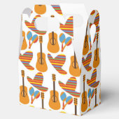 Cute Mexican Fiesta patroon Bedankdoosjes (Geopend)