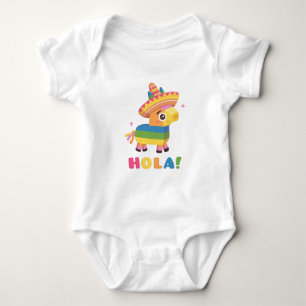 Cute Mexican Happy Pinata Hola Romper