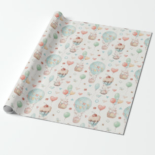 Cute Mice Wrapping Paper Cadeaupapier