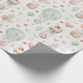 Cute Mice Wrapping Paper Cadeaupapier (Hoek)