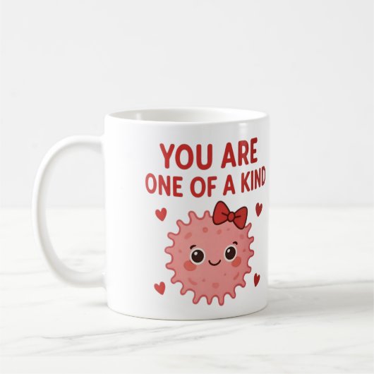 Cute Microbe Eén van een Soort Mok (Links)