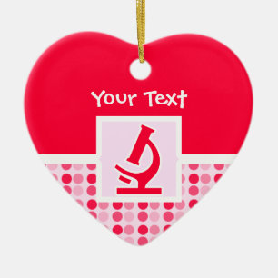 Cute Microscope Keramisch Ornament