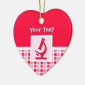 Cute Microscope Keramisch Ornament (Links)