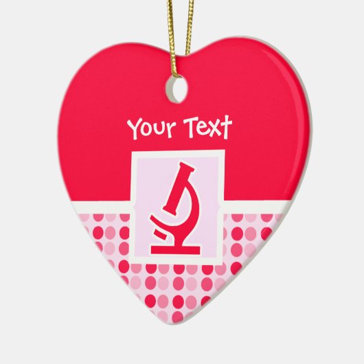 Cute Microscope Keramisch Ornament (Links)