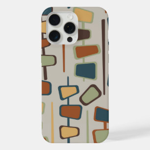 Cute Mid Century Modern geïnspireerde iPhone hoes 15 Pro Max Case