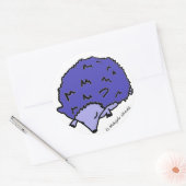 Cute Midnight Blue Hedegel Stickers (Envelop)