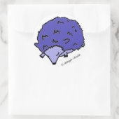 Cute Midnight Blue Hedegel Stickers (Tas)