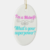 Cute Midoman Superheld Keramisch Ornament (Rechts)