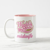 Cute Midwel Tweekleurige Koffiemok (Links)