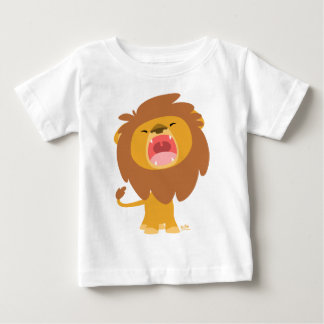 Cute Mighty Roaring Cartoon Lion Baby T-Shirt