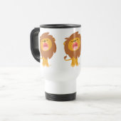 Cute Mighty Roaring Lion Cartoon Commuter Mok (Voorkant links)