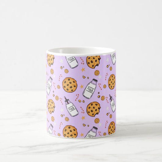 Cute Milk and Cookies Christmas Mug for Hot Drinks Koffiemok (Center)