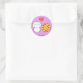Cute Milk & Cookie Love Sticker (Tas)