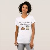 Cute Milk & Cookies Shirt (Voorkant volledig)