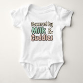 Cute Milk & Cuddles Baby Bodysuit (Voorkant)