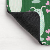 Cute Milkshakes Mint Fun Happy Yummy Pattern Muismat (Hoek)