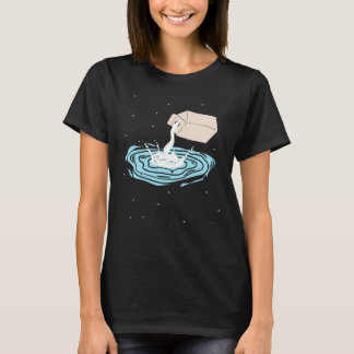 Cute Milky Way Galaxy in de ruimtewetenschappen T-shirt