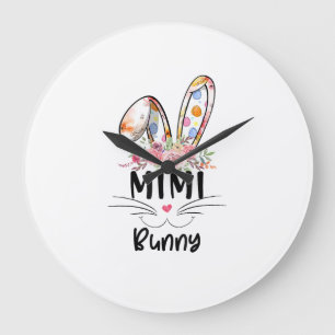 Cute Mimi Bunny T-shirt Paasfamilie Matching Out Grote Klok