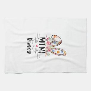 Cute Mimi Bunny T-shirt. Paasfamilie Matching Outf Theedoek